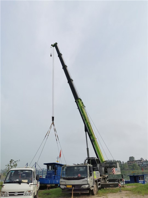 夏邑县桥梁建设吊装案例